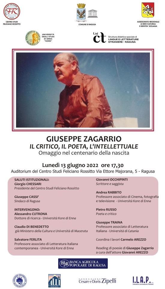 Ragusa. Al Feliciano Rossitto omaggio a Giuseppe Zagarrio